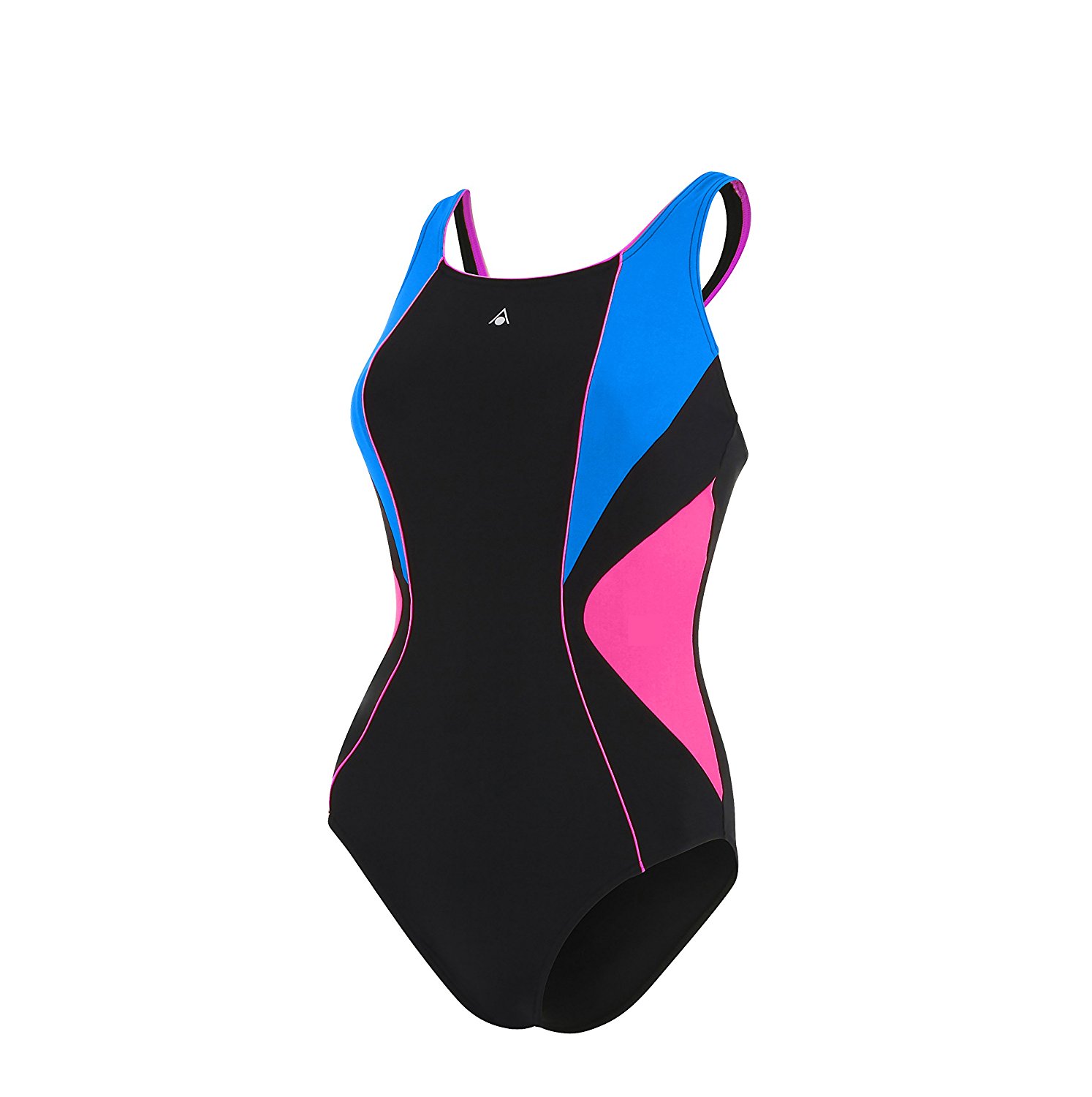 Aquasphere Women's Chelsea Swimming Costume - Black/Blue