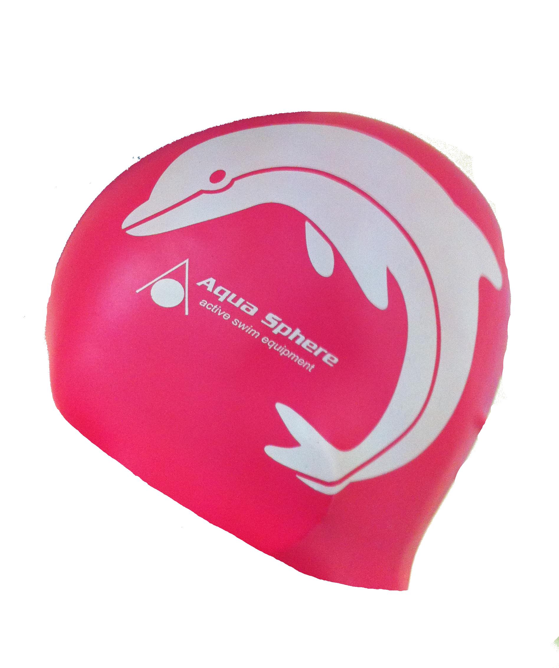 AquaSphere Kids Silicone Swim Cap - Pink