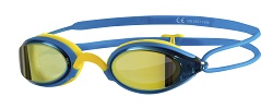 Zoggs Fusion Air Gold Mirror Swimming Goggles