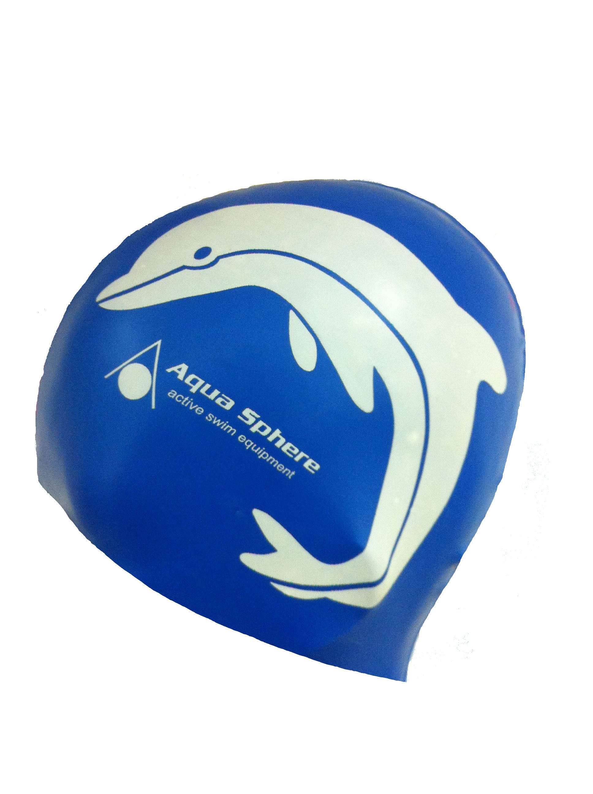 AquaSphere Kids Silicone Swim Cap - Blue
